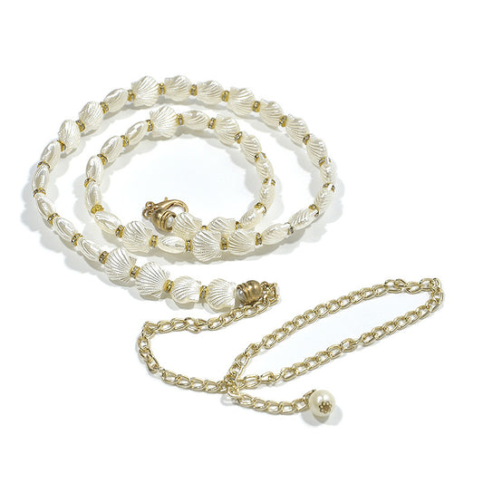 Women's Pearl Waist Chain, Fashion