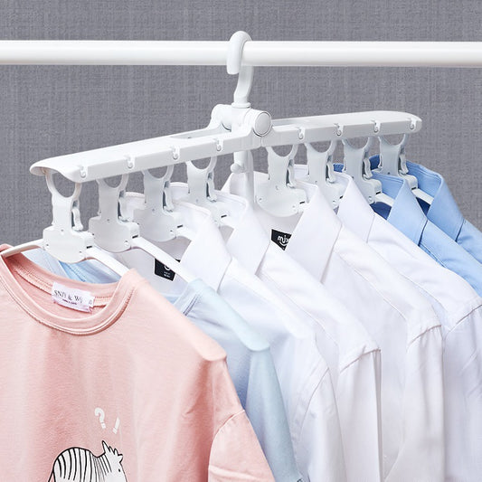 Foldable Multi-Functional Clothes Hanger