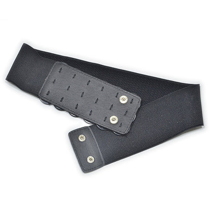 Versatile decorative elastic elastic wide belt