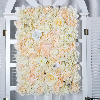 Rose Hydrangea Artificial Flower Wall Wholesale