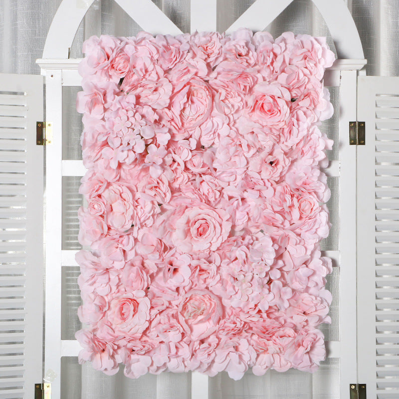 Rose Hydrangea Artificial Flower Wall Wholesale