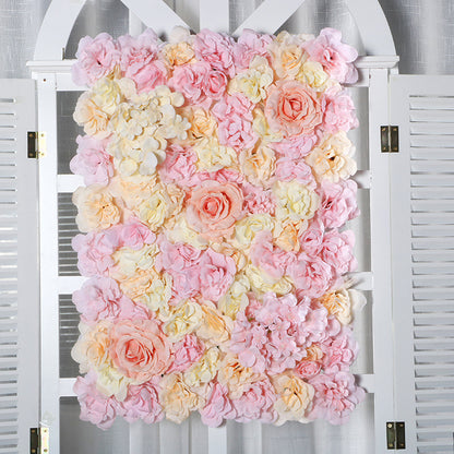 Rose Hydrangea Artificial Flower Wall Wholesale