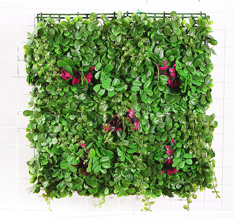 Artificial plant wall butterfly flower sunscreen grass wall