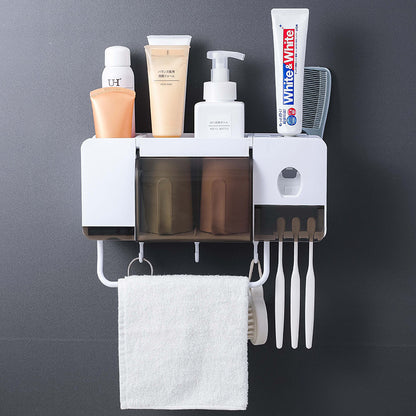 Multifunctional Suction Wall Toothbrush Holder