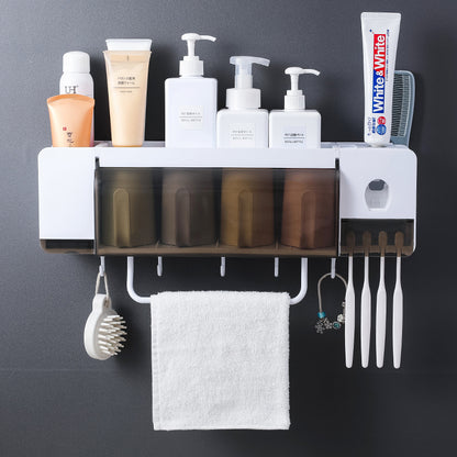 Multifunctional Suction Wall Toothbrush Holder