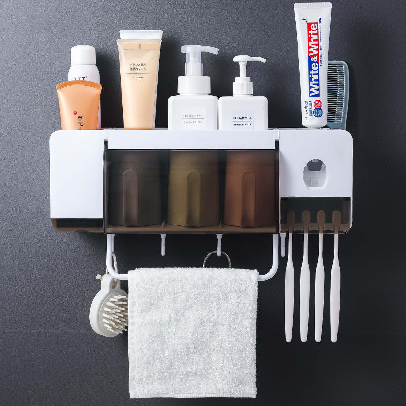 Multifunctional Suction Wall Toothbrush Holder