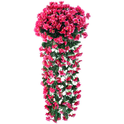 Wall hanging wedding flower strip hydrangea hanging