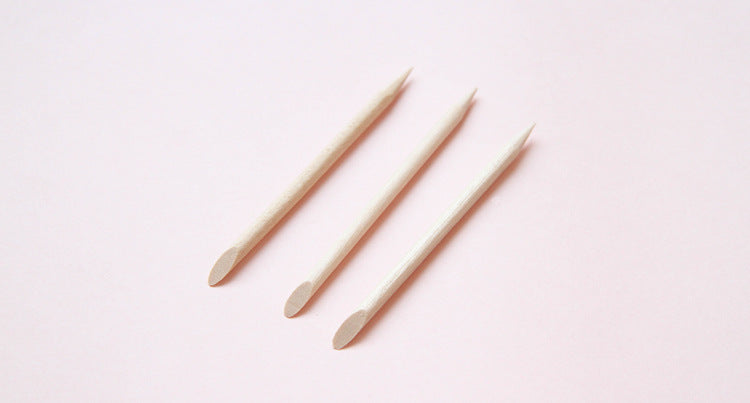 Nail Orange Wood Stick Double-Ended 7.5cm