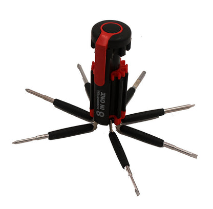 Wholesale 8-in-1 screwdriver with LED light