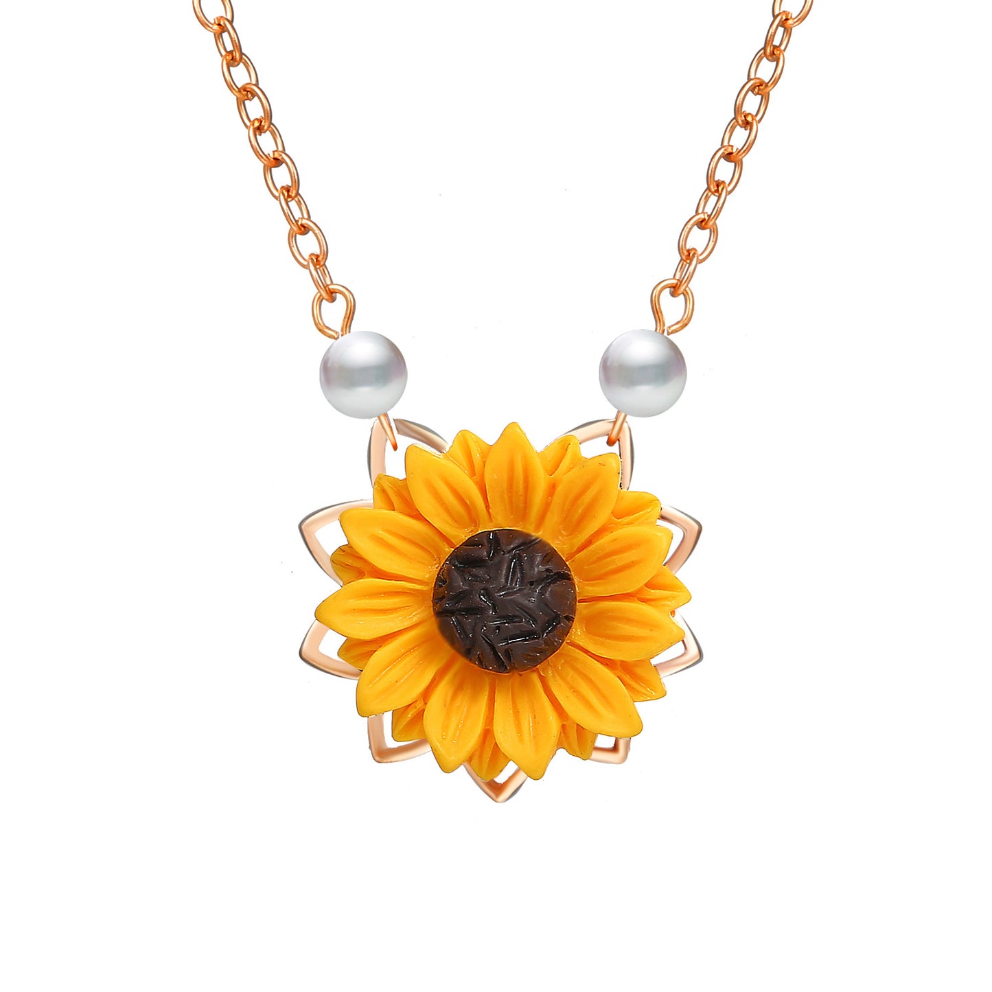 Collar de girasol personalizado 