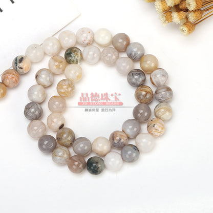 Bamboo leaf agate loose beads DIY jewelry accessories bracelet