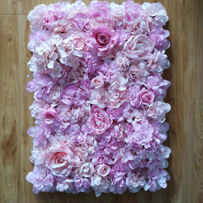 Rose Hydrangea Artificial Flower Wall Wholesale