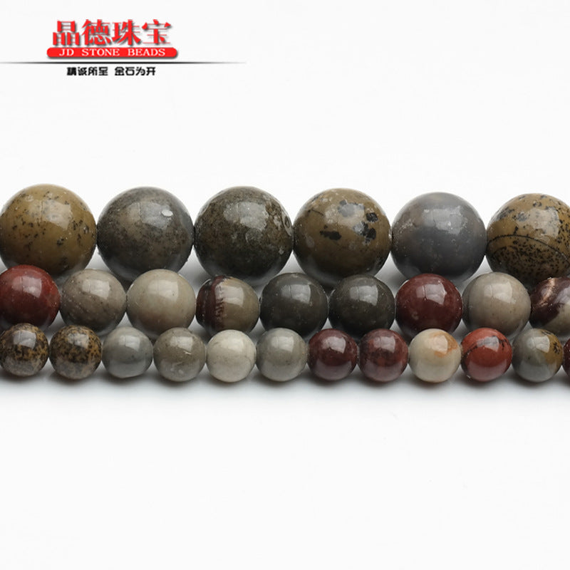 Grass flower stone loose beads