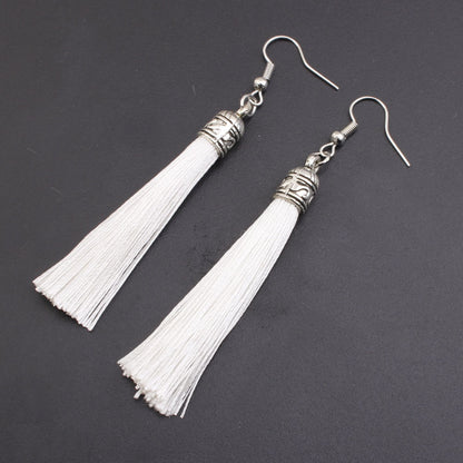 Bohemian fringed earrings