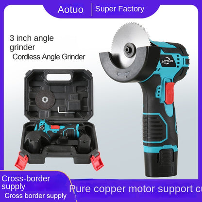 New lithium battery 3 inch angle grinder, grinder, small angle grinder mini, handheld grinder, power tools