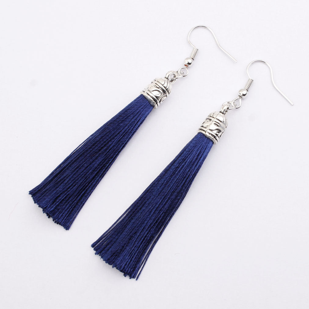 Bohemian fringed earrings