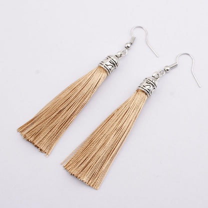 Bohemian fringed earrings