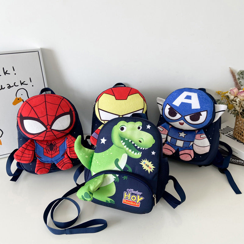 Spider-Man Dinosaur Cute Anti-lost Backpack