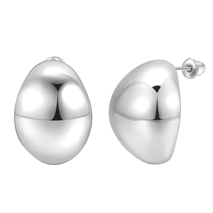 Popular C-shaped earrings with high-end feel