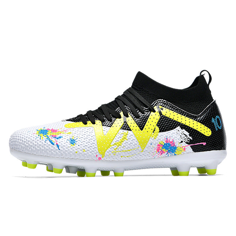 Soccer Shoes Men TF Sole AG Long/Short Studs High-top