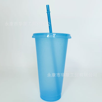 Straw cup wholesale can make logo.