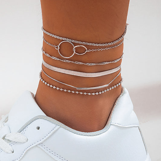 Rhinestone Beach Anklet