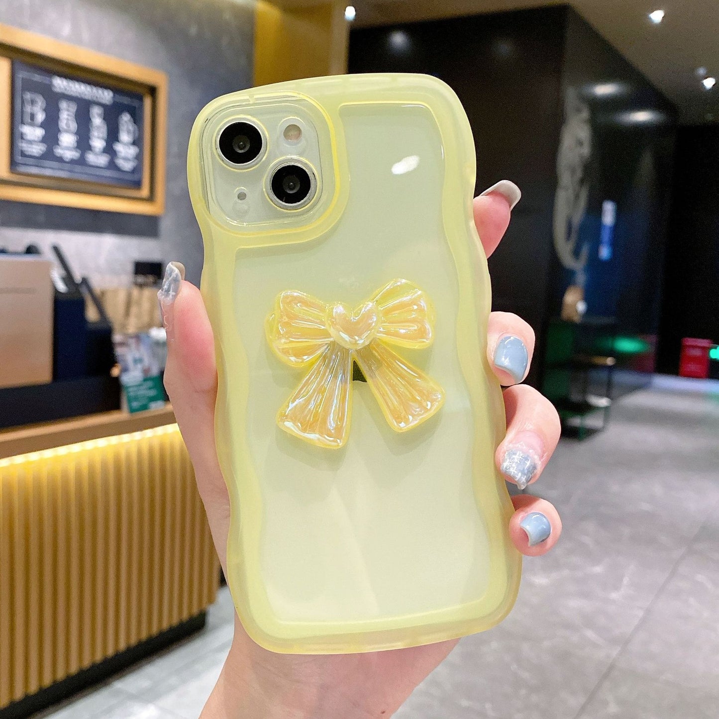 OPPO RENO9PRO Wavy Colorful Bow A58 Ins Style Case