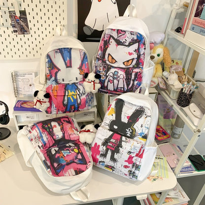 Graffiti comic school bag, backpack