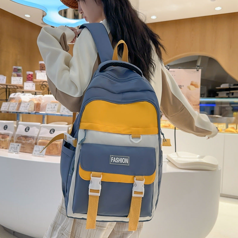 Large capacity multi-layer casual backpack