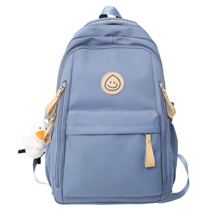 Student school bag casual multi-pocket backpack