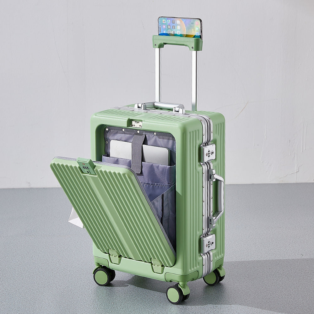 Aluminum frame suitcase 24 inch anti-drop