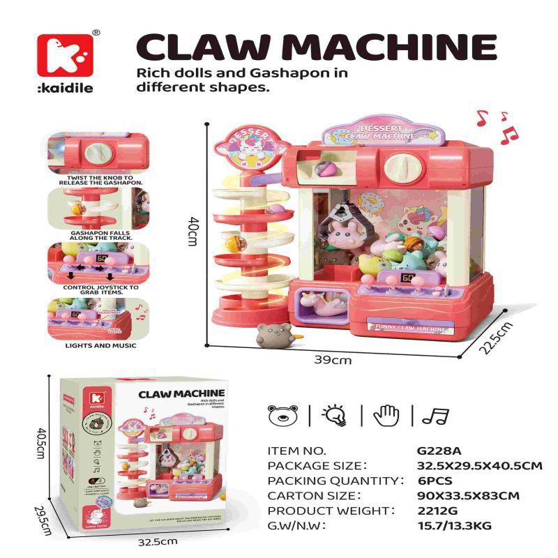 Large Claw Machine Toy Plush Doll Capsule Machine