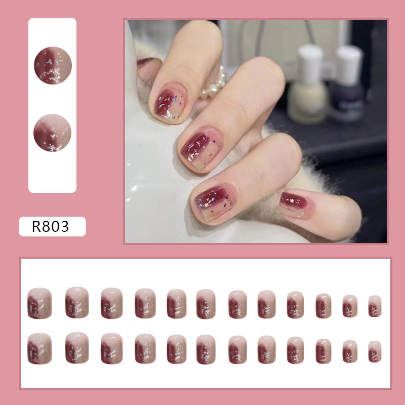 Fall Sweet Cute Wearable Fake Nails