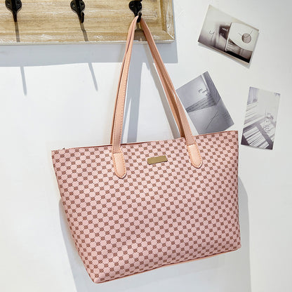 Printed tote bag shoulder bag