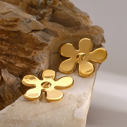 Glossy Flower Earrings