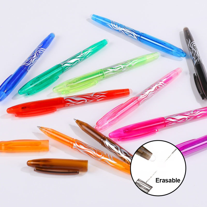 Temperature Control Erasable Pen 12 Color Water-Based Pen