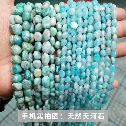 Crystal gravel conformal loose beads