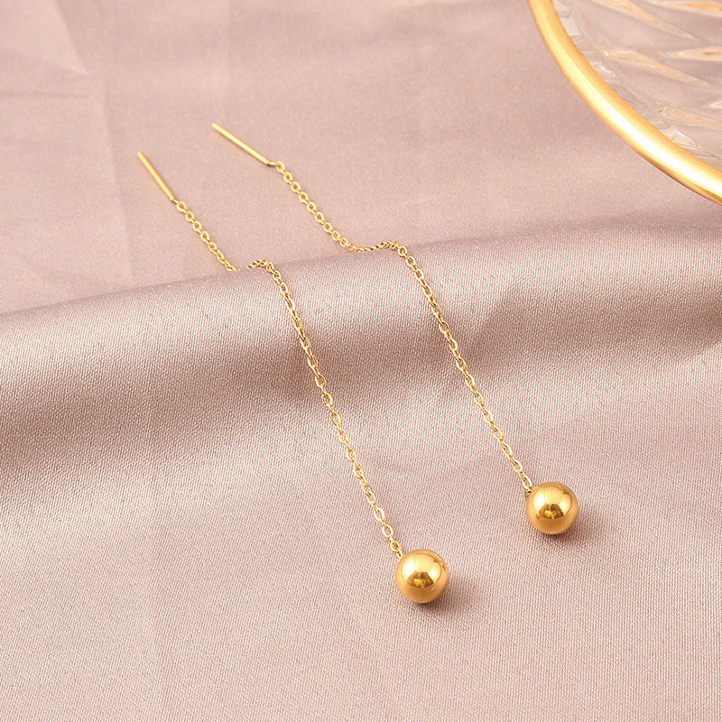 Gold Bead Doudou Earrings