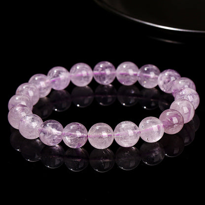 Natural light purple jade bracelet