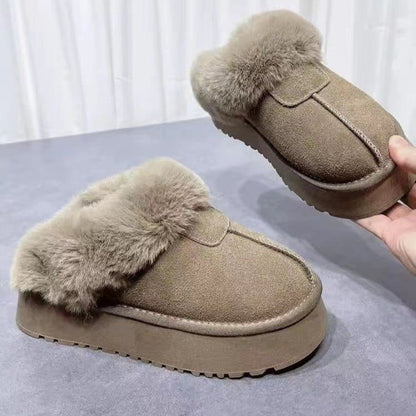 Mao Mao cotton slippers women's outer wear