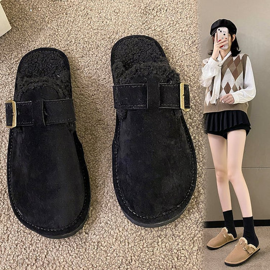 Fleece slippers