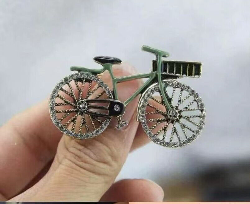 Retro Bicycle Brooch