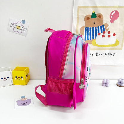 Multicolor hard shell school bag