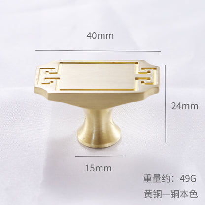 New Chinese Solid Brass Handle