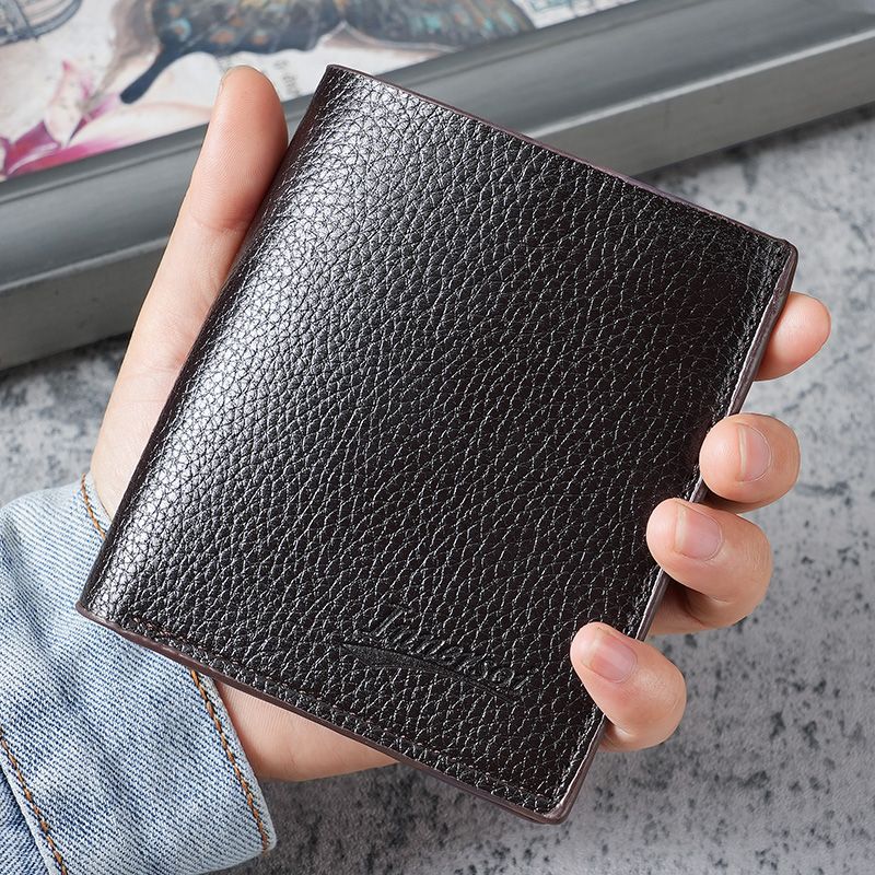 Thin zipper wallet