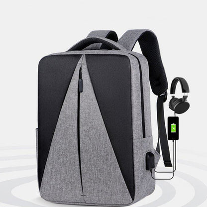 New schoolbag USB charging computer bag