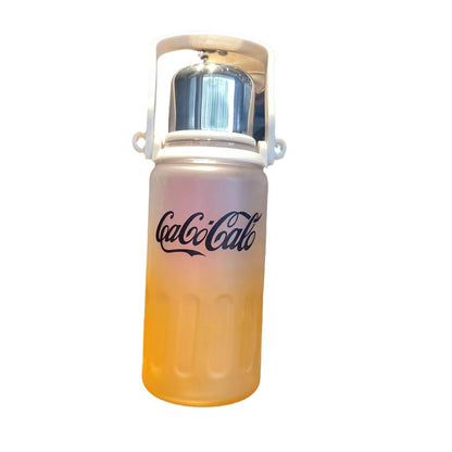 PC Material Plastic Cup with Handle, Gradient Water Bottle