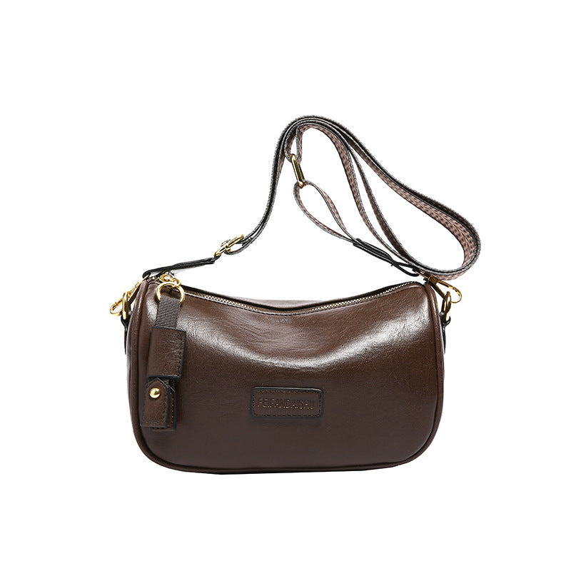 Premium wide shoulder strap shoulder square bag