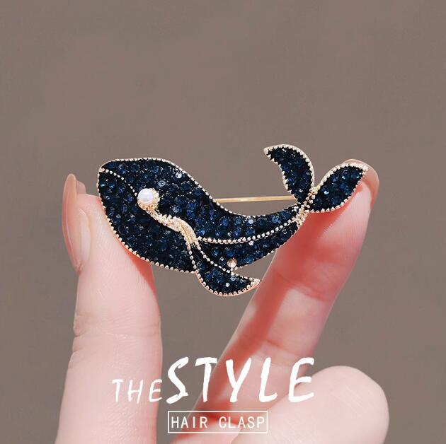 Cute Whale Brooch