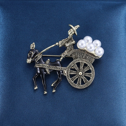 Baroque Football Brooch